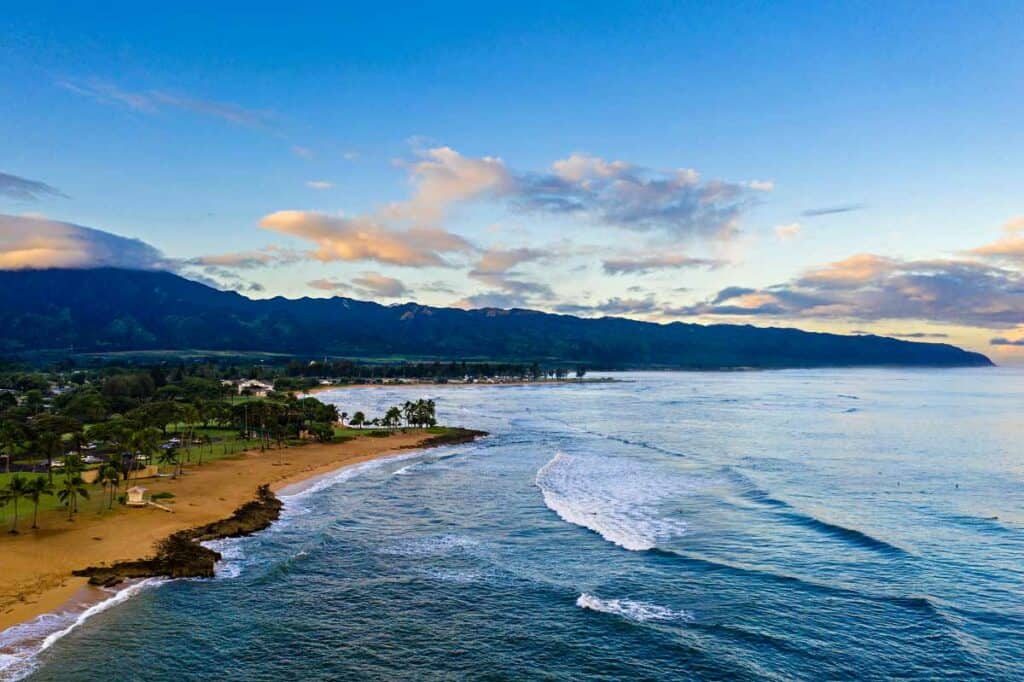 Oahu North Shore sunrise