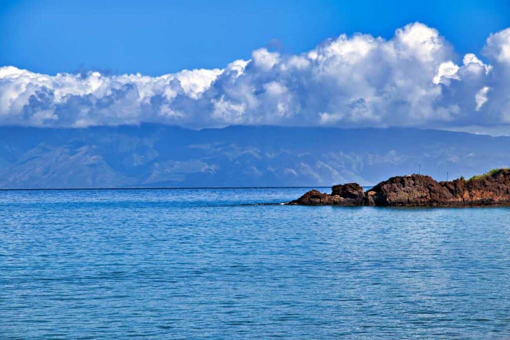 Black Rock at Ka'anapali Beach near Lahaina on Maui, Hawaii