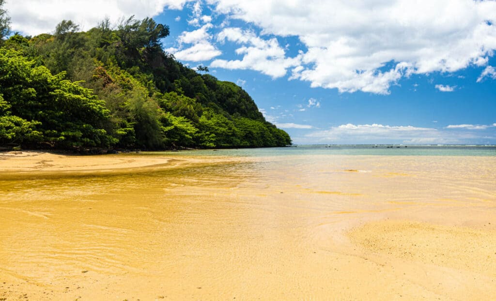 Anini Beach Kauai Hawaii