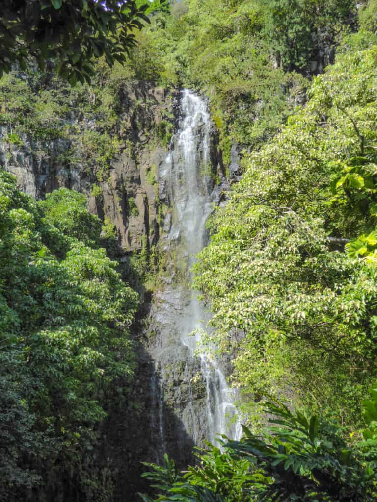 Wailua Falls in Maui, Hawaii