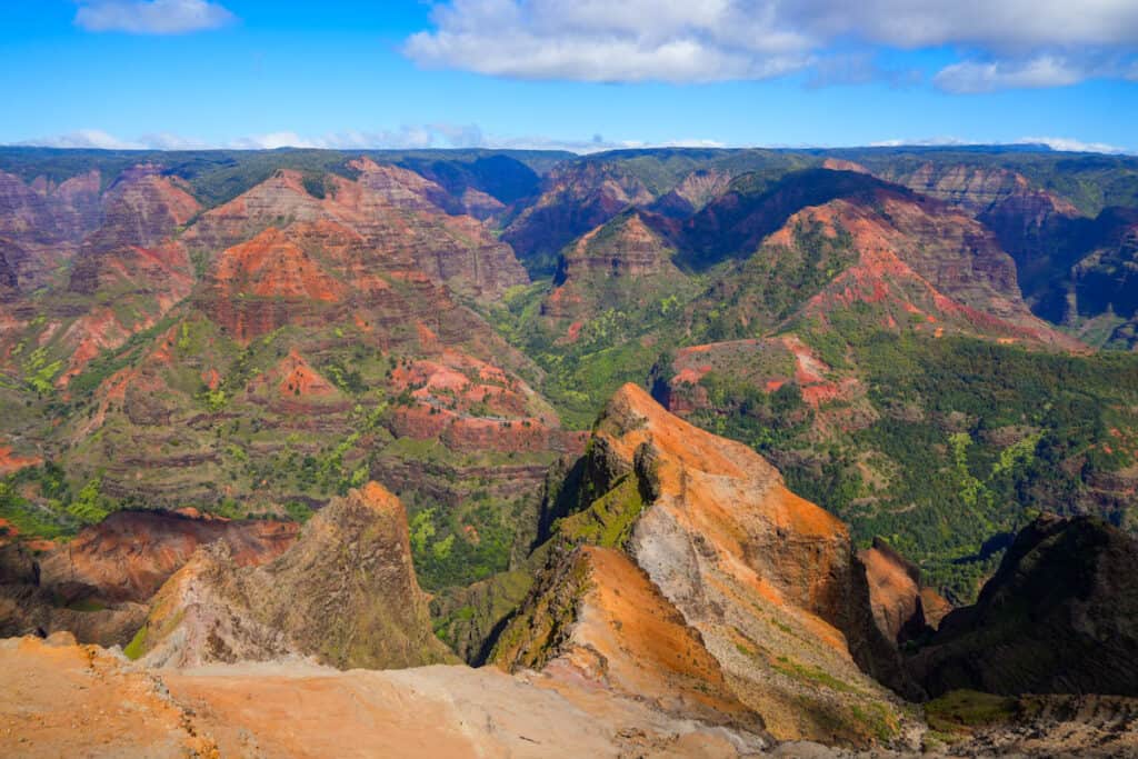 A view of Waimea Canyon in Kauai, HI