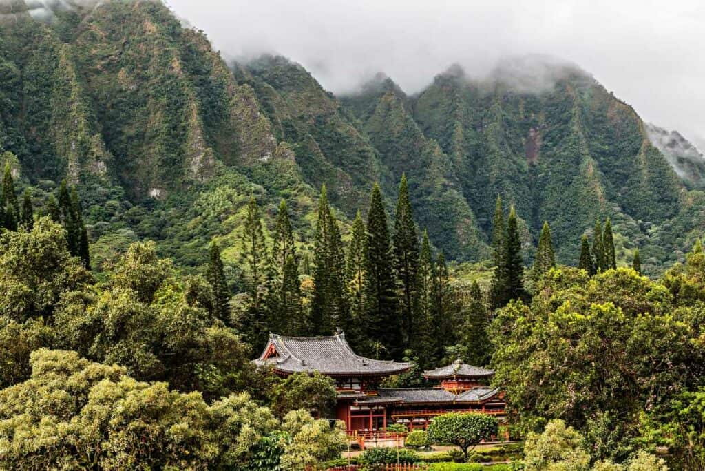Byodo-In Temple, Kaneohe,Oahu,Hawaii, USA