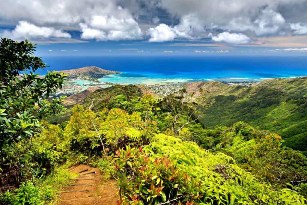 Kuliouou Ridge Trail, Oahu, Hawaii, one of the best challenging hikes in Oahu
