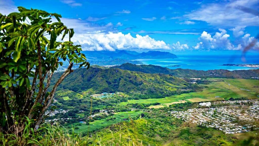 Views from the Olomana Three Peaks Trail hike