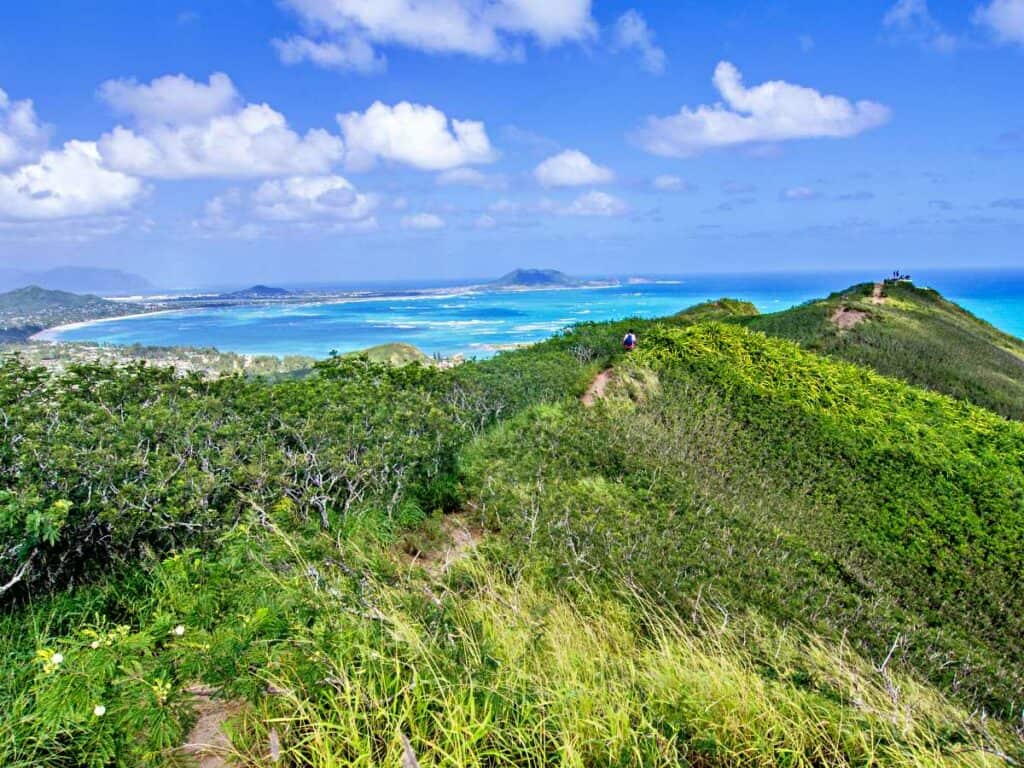 The Lanikai Pillbox Trail and views from the hike