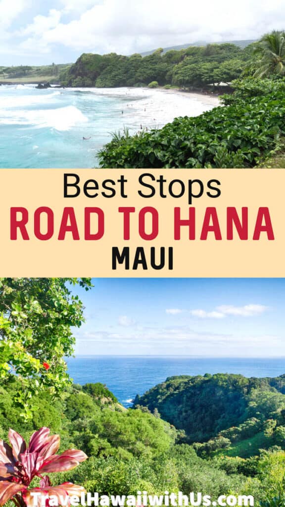 Discover the most unmissable stops on the stunning Road to Hana in Maui, Hawaii, from waterfalls to lookouts and banana bread stands to black sand beaches. 