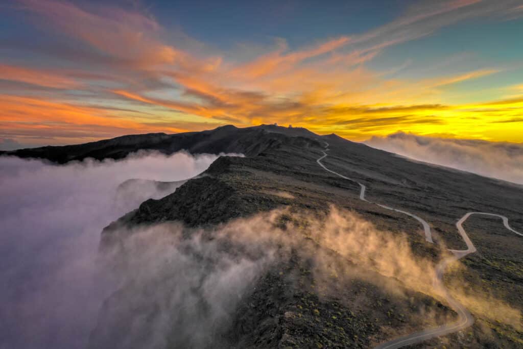 Sunrise at the summit of Haleakala is one of the top experiences in Haleakala National Park!