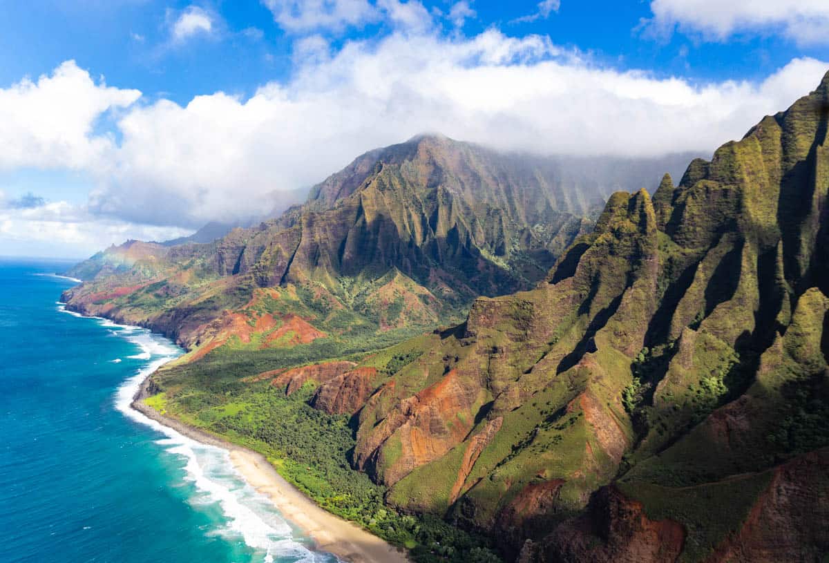 Exploring the Na Pali Coast is one of the best things to do in Kauai!