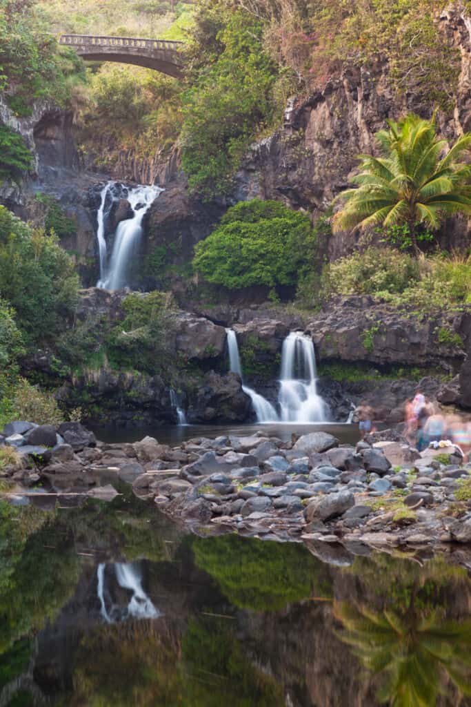 Waterfalls at Oheo Gulch in Maui, HI