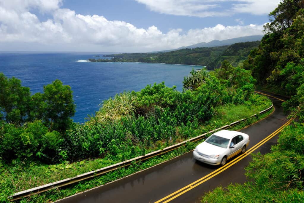 Scenery along the Road to Hana in Maui, HI