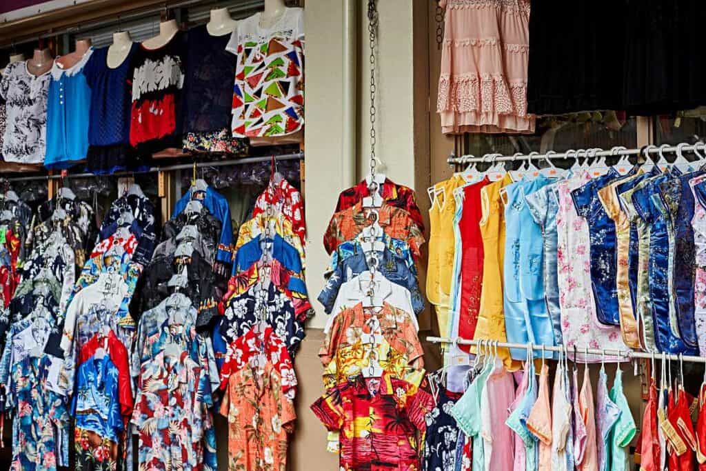 One of the fun things to do in Honolulu: Shopping for Aloha shirts in Chinatown
