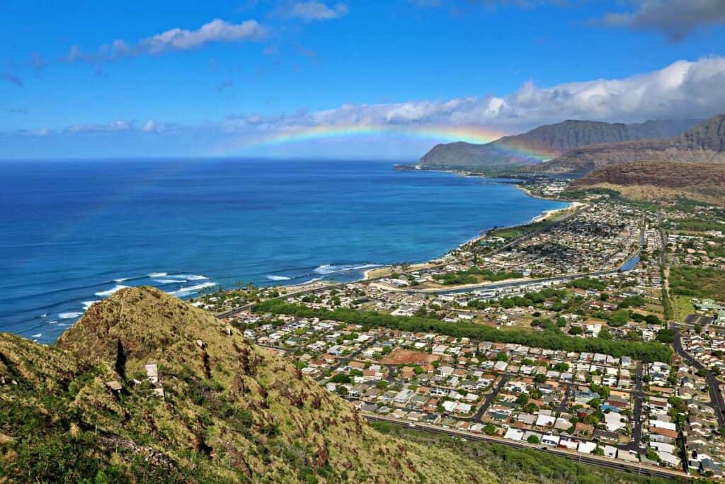 Views from the Pu'u O Hulu Hike (Pink Pillbox Hike) in Oahu, Hawaii