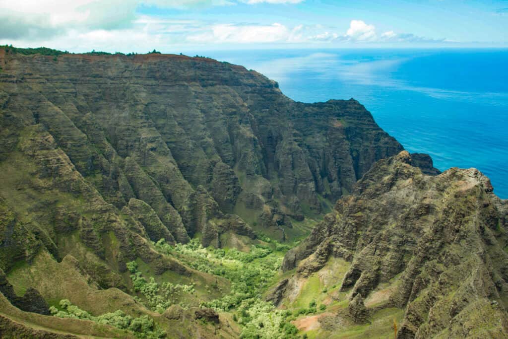 A view from the Awaʻawapuhi Trail in Kokee SP, Kauai, HI