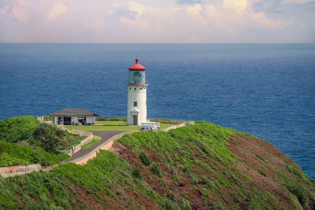 Kilauea Point Lighthouse in Kauai Hawaii