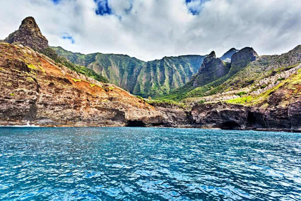 Spectacular Hanakoa Valley on the Na Pali coast, Kauai, Hawaii