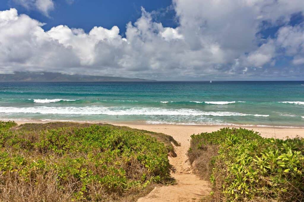 Kapalua Coastal Trail provides access trails to all the beaches