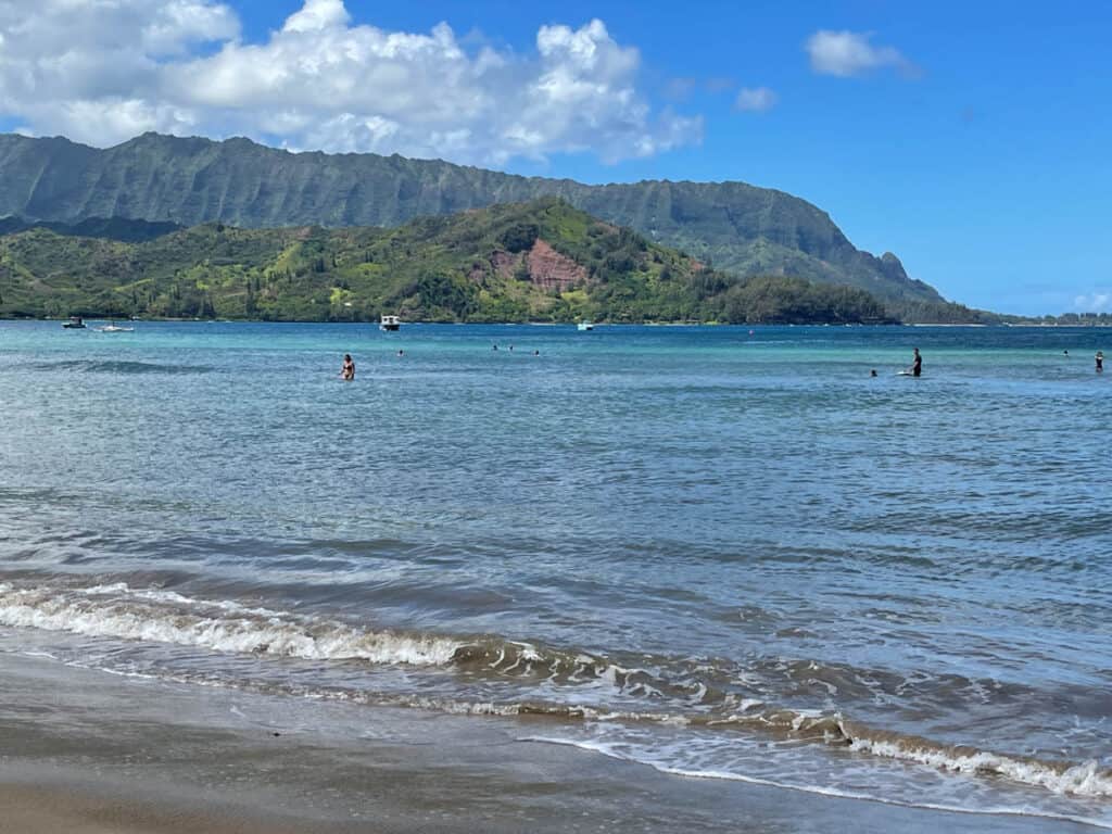 Enjoying Black Pot Beach is one of the best things to do in Hanalei, Kauai
