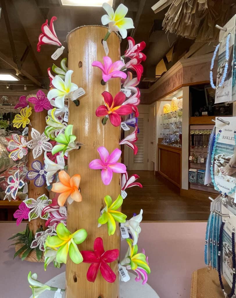 Gift shop at Waimea Valley in Oahu