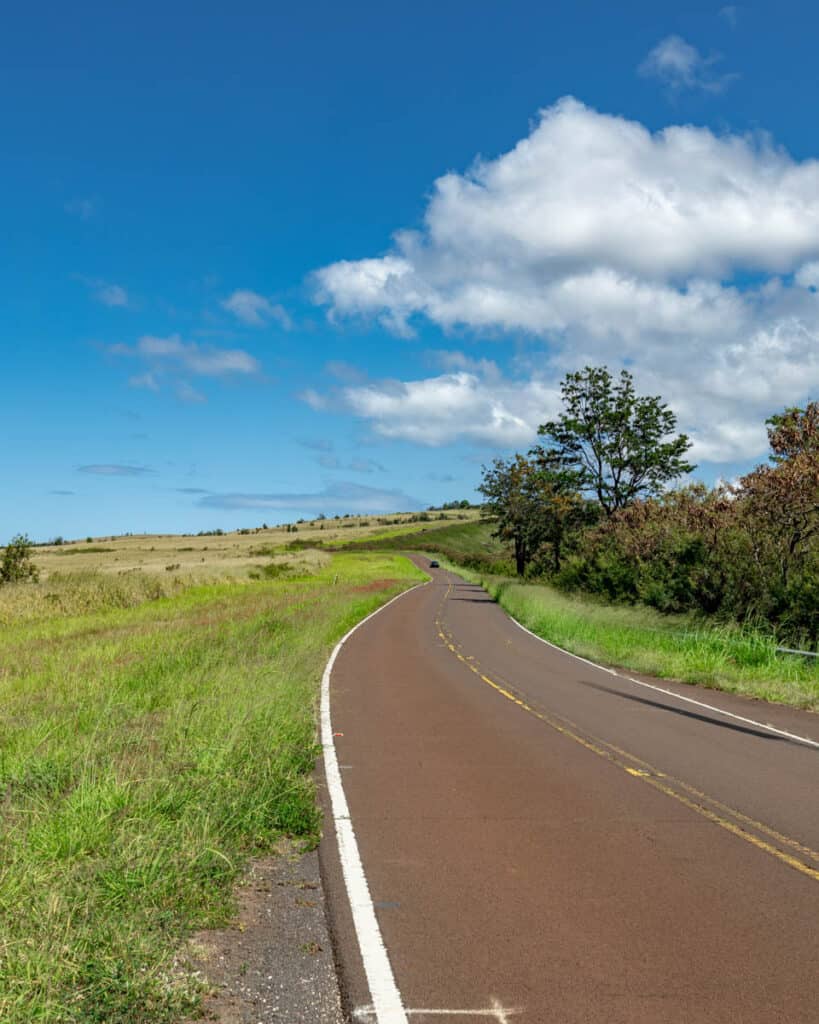 Highway 550 in Kauai, Hawaii