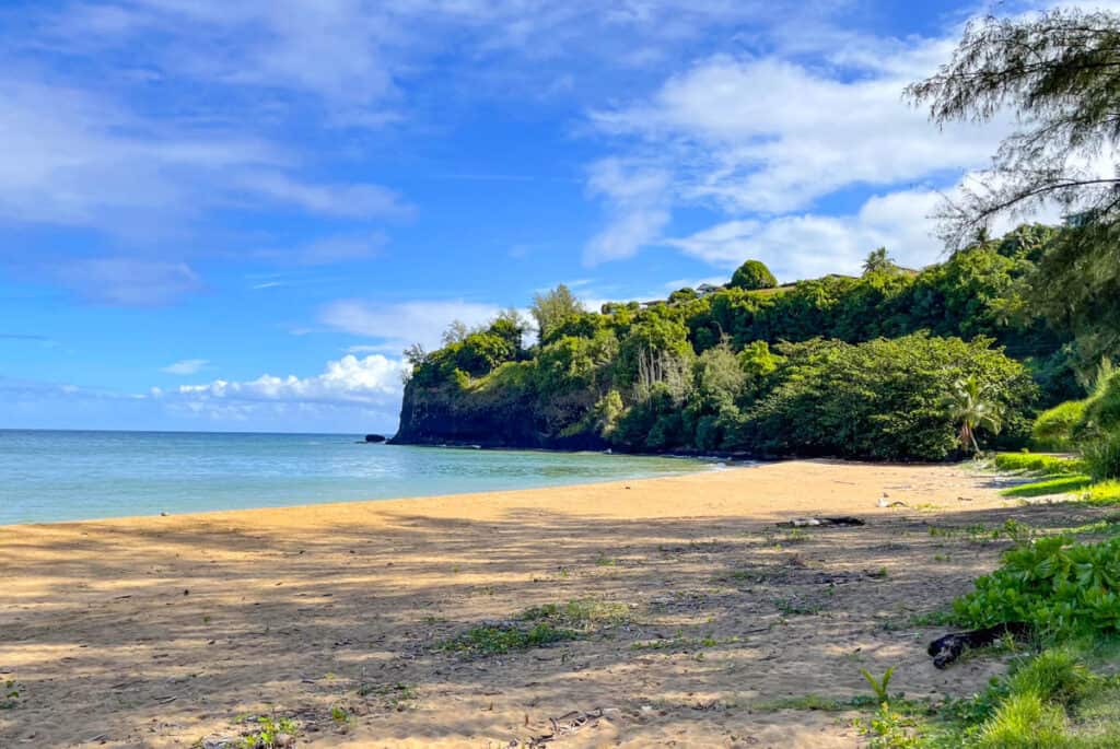 Kalihiwai Beach Kauai Hawaii