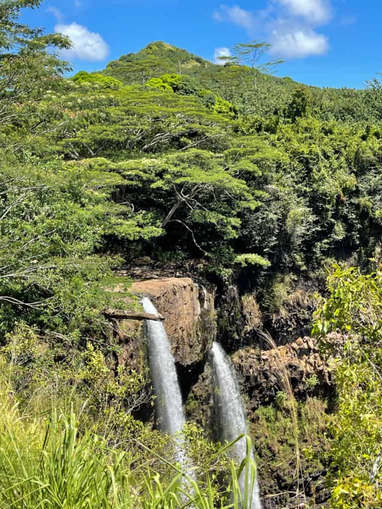 Wailua Falls on the east coast of Kauai, Hawaii