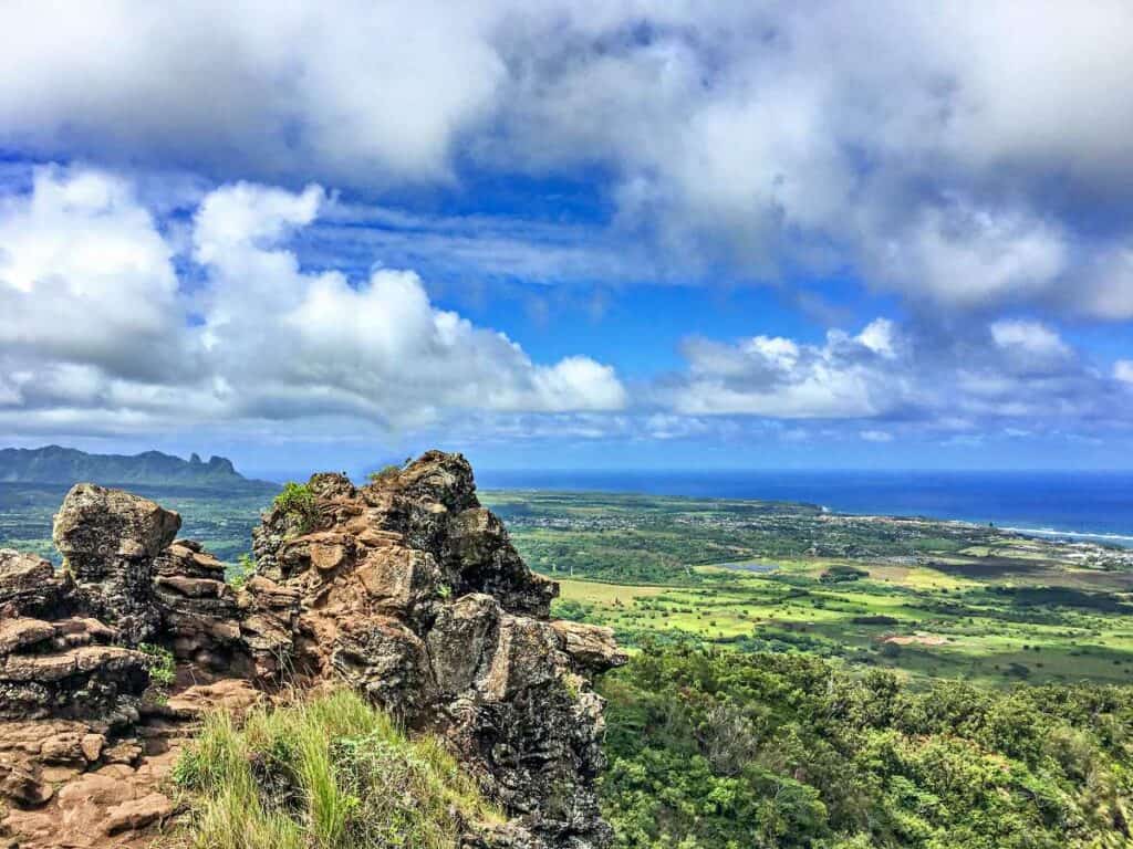 Sleeping Giant (Nounou) Trail, one of the best Kauai hikes on the east side of Kauai