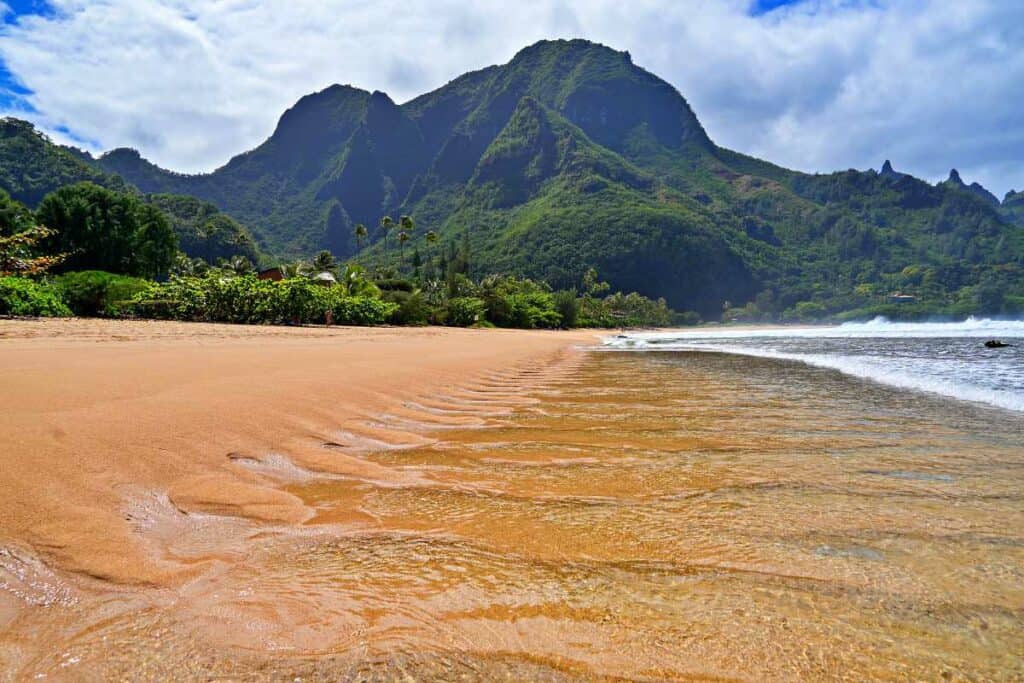 Gorgeous Tunnels Beach, one of the best Kauai snorkeling beaches on the North Shore