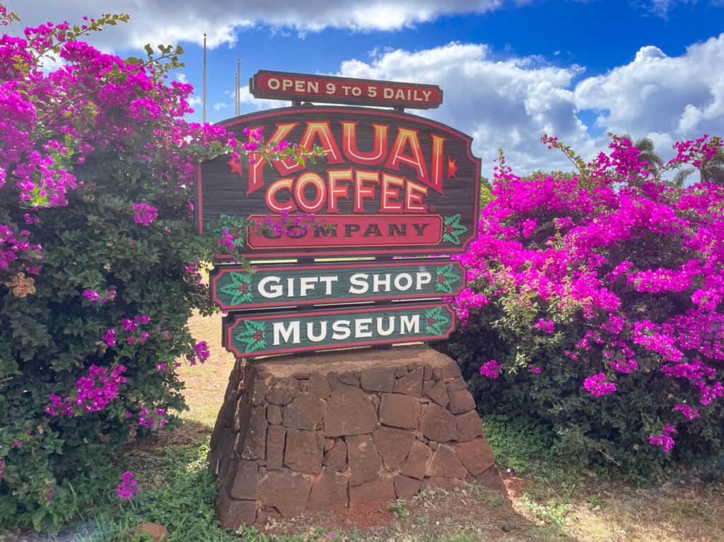 Kauai Coffee Comoany estate in Kauai