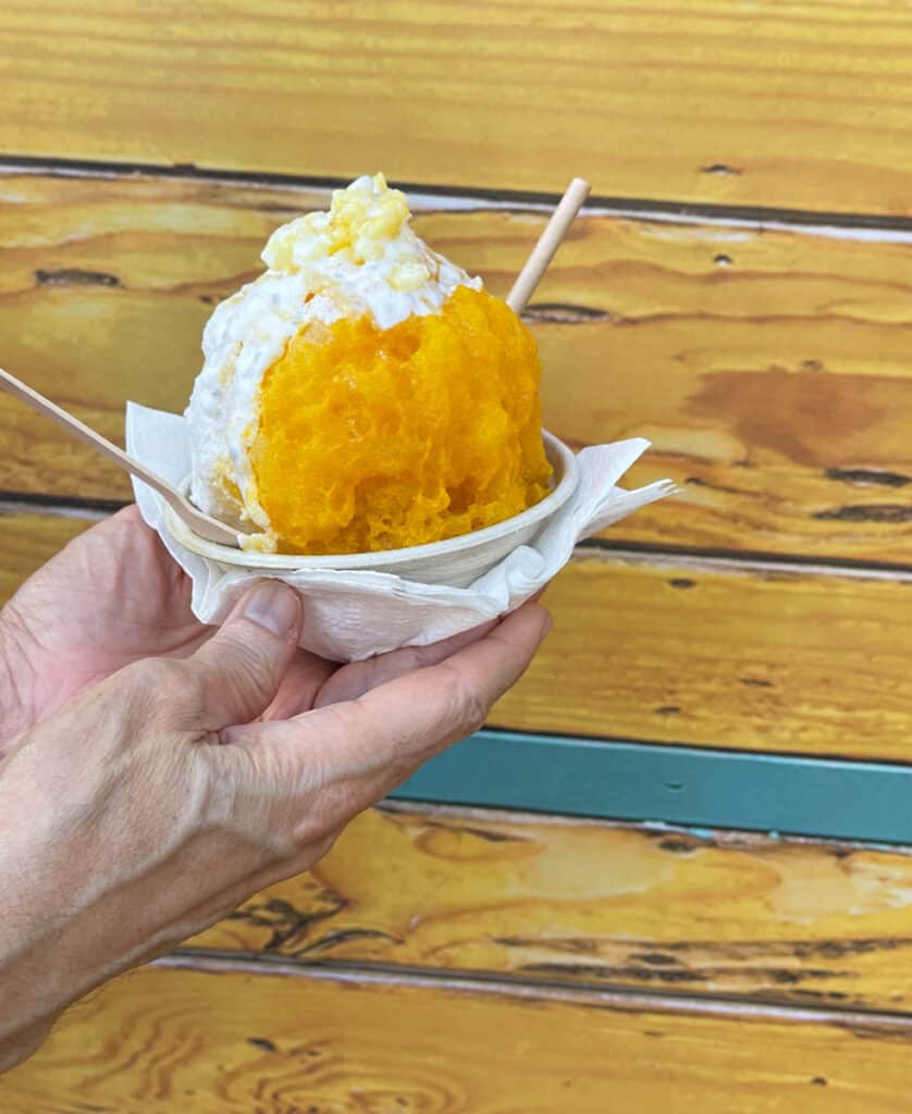 Shave ice from Waikomo Shave Ice in Poipu, Kauai