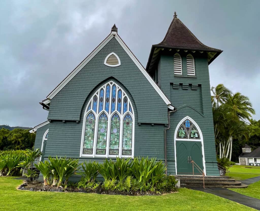 The Green Church in Hanalei, Kauai