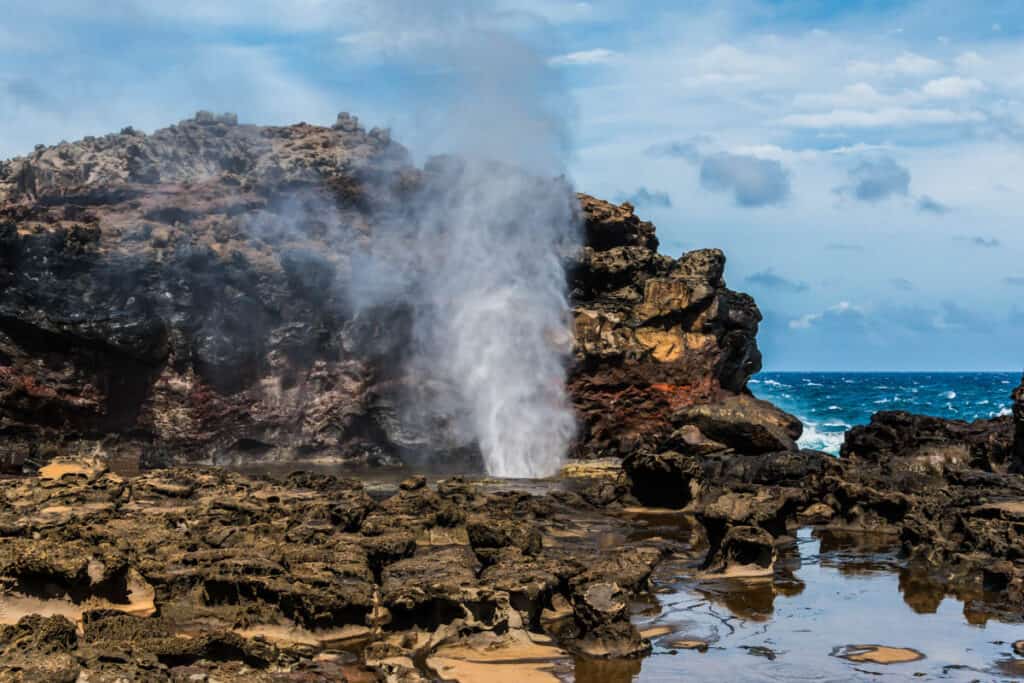Nakalele Blowhole in Maui, Hawaii
