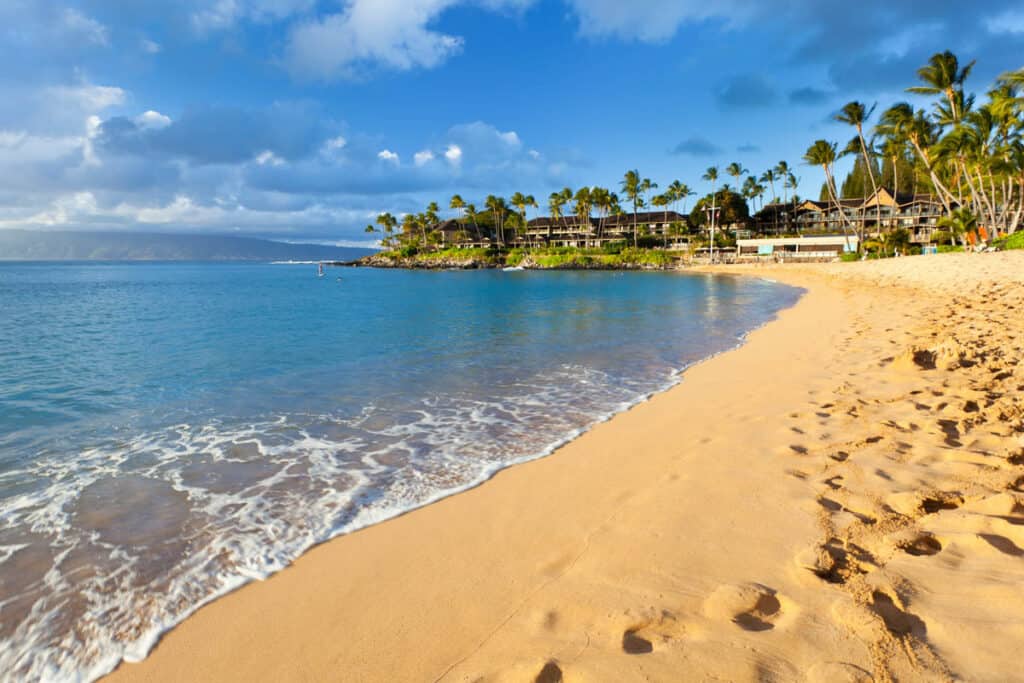 Napili Bay Beach in Maui, Hawaii