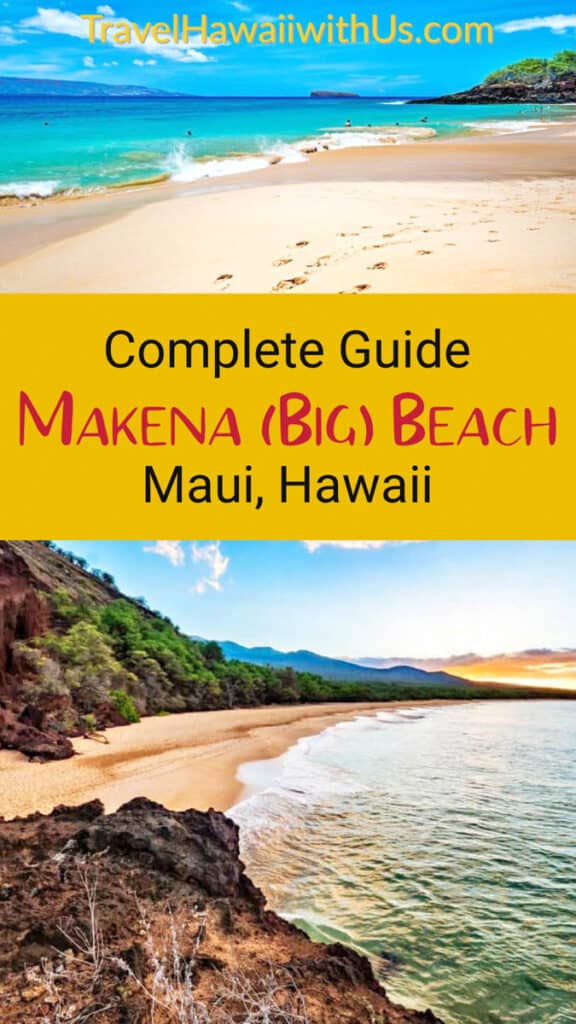 Discover the complete guide to visiting beautiful Big Beach in Maui, Hawaii! Also known as Makena Beach, the beach has an undeveloped backdrop. #bigbeachmaui #maui