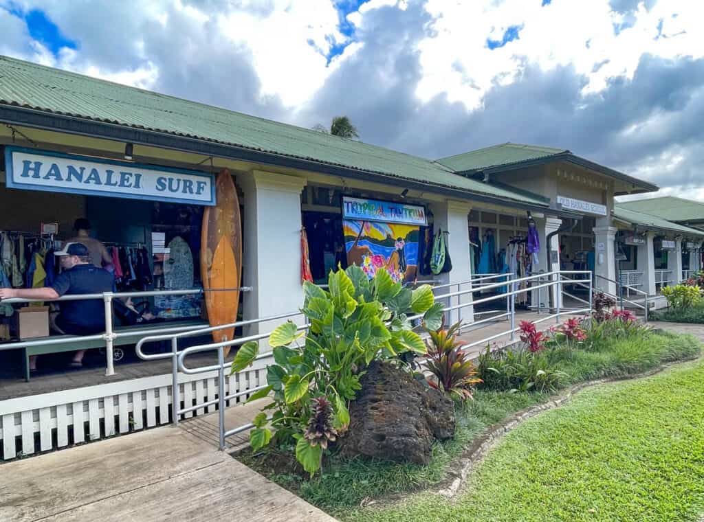 Hanalei Town in Kauai