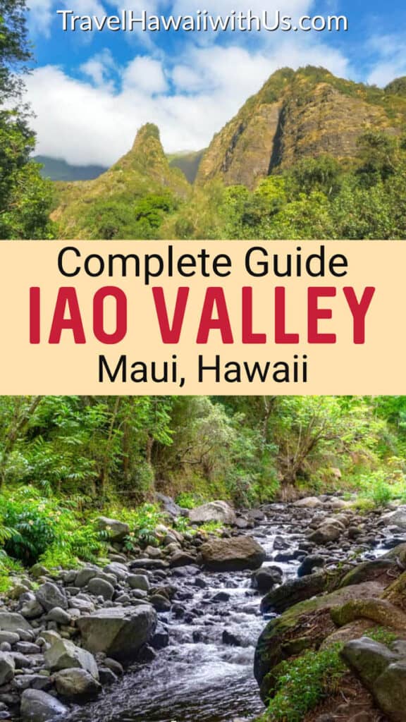 Discover the complete guide to visiting the Iao Valley State Monument in Maui, Hawaii! Things to do plus how to get there! #mauitravel #iaovaley