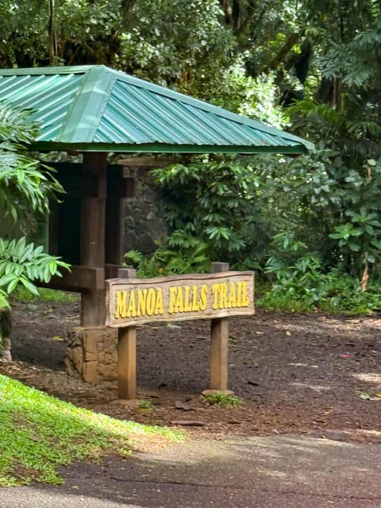 Manoa Falls Trailhead in Oahu