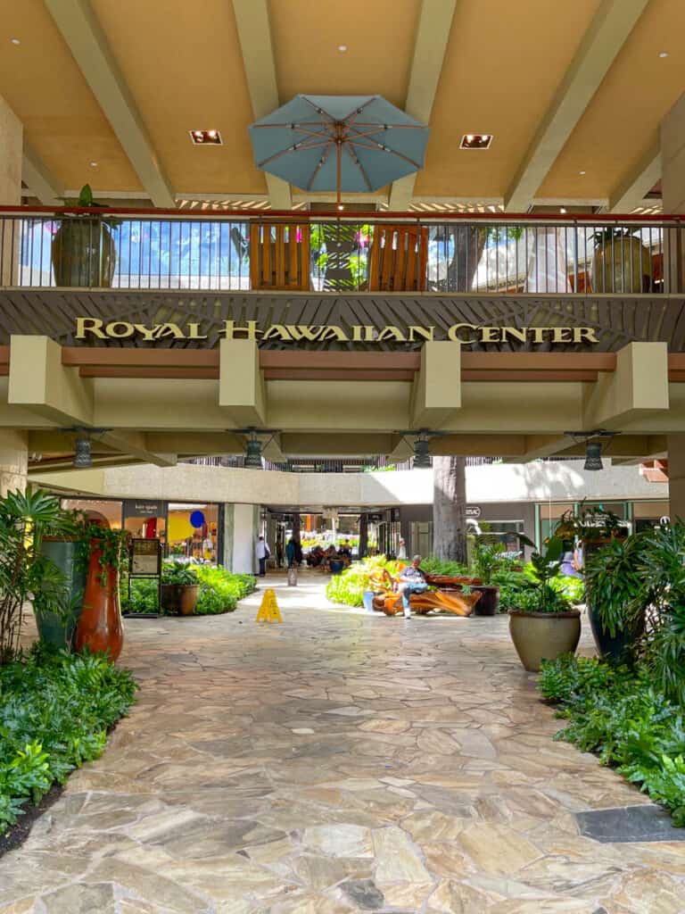 Royal Hawaiian Center in Waikiki, Oahu