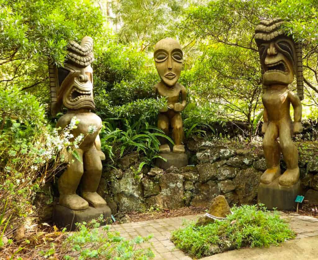 Tiki at Kula Botanical Garden in Maui, HI