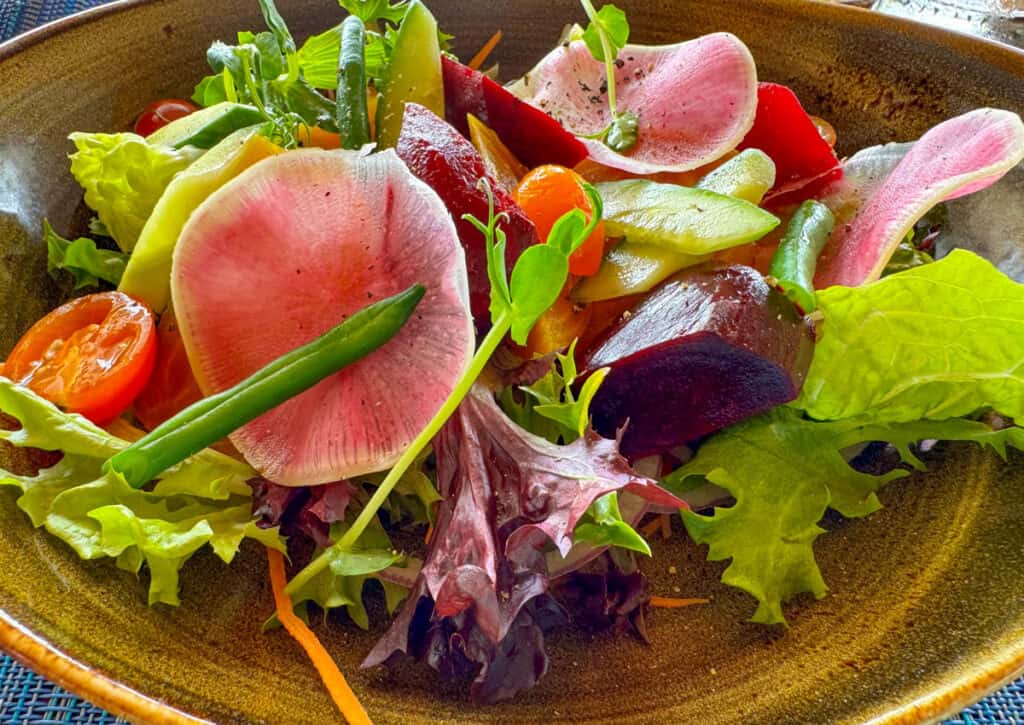 Beet Salad at House Without A Key, one of the best restaurants in Waikiki in Oahu, Hawaii