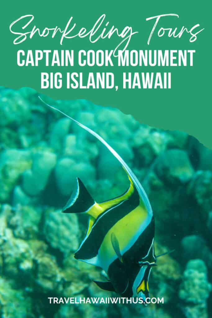 Complete guide to the best Captain Cook snorkeling tours on the Kona Coast of the Big Island of Hawaii. Kealakekua Bay is one of the must-snorkel spots on Hawaii Island!