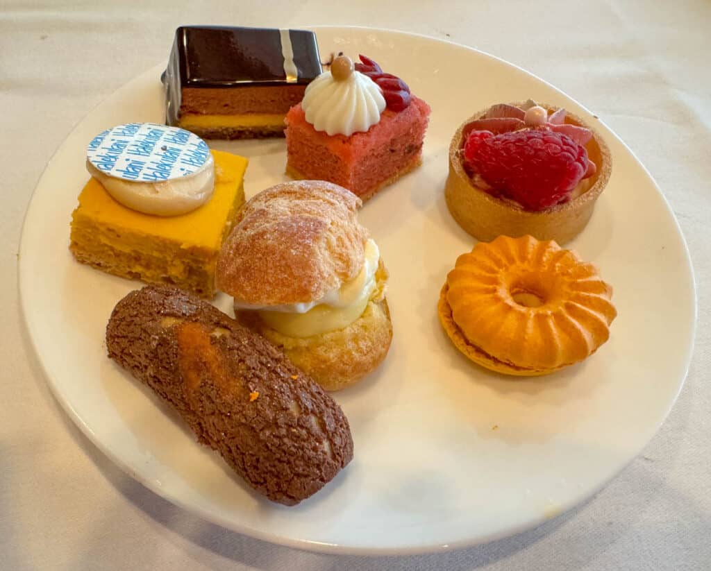 A selection of desserts at the Orchids brunch at the Halekulani in Waikiki, Oahu