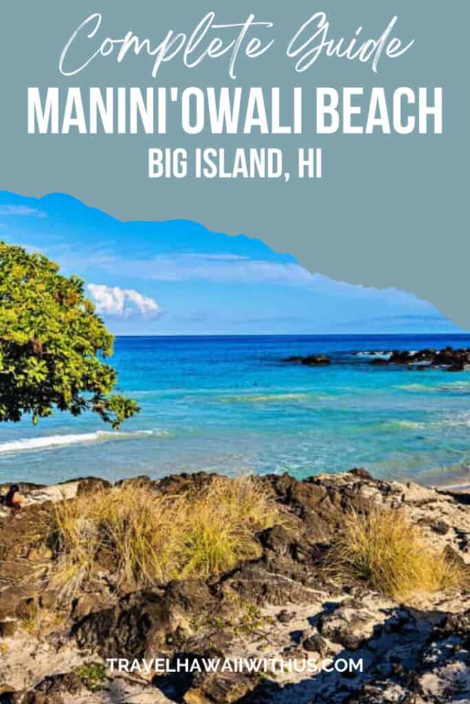 Maniniowali Beach, Big Island