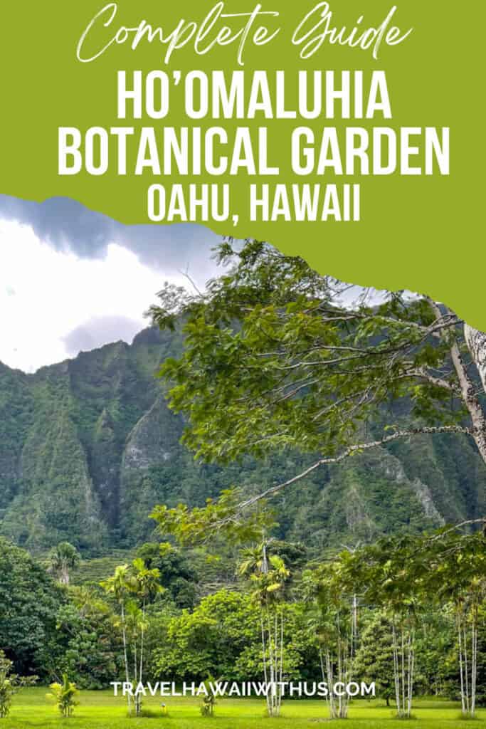 Discover the complete guide to visiting Ho'omaluhia Botanical Garden in Oahu, Hawaii! What to see and do in the garden, how to get there, plus insider tips for a great experience!