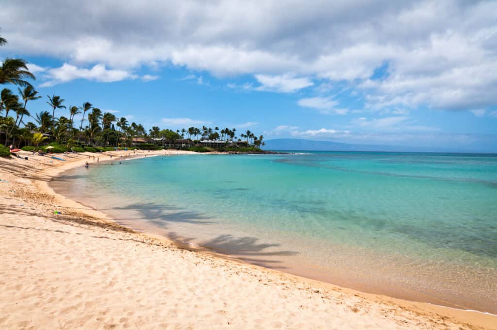 Napili Bay Beach in Maui, HI