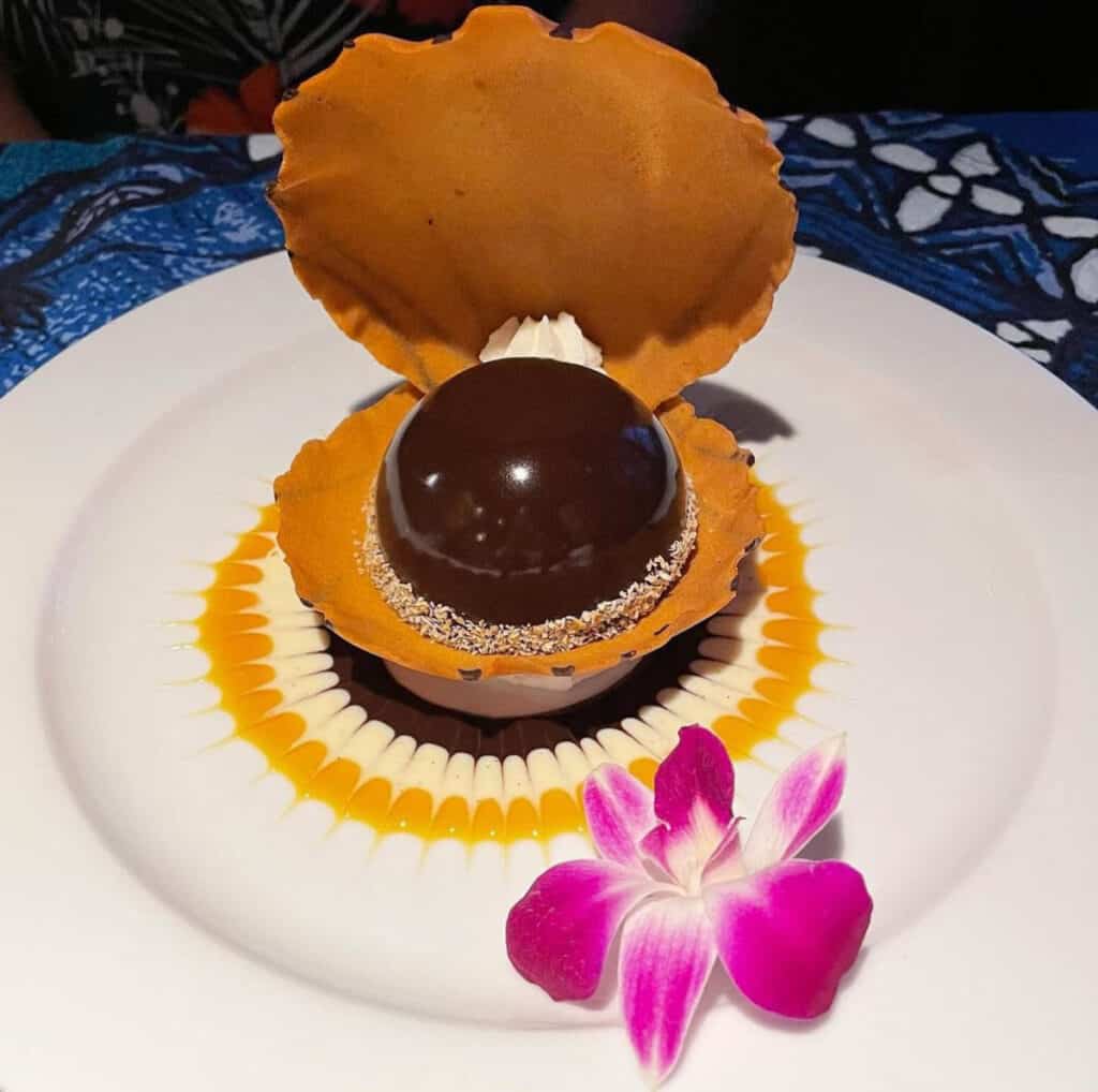 Polynesian Black Pearl Dessert at Mama's Fish House, Maui